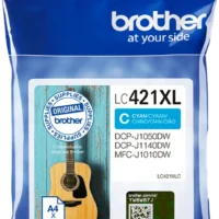 BROTHER Cartouche jet d'encre cyan XL LC421XLC