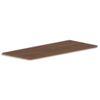 Plateau FLEXI mélaminé 25mm 160x80cm pré-percés pour obturateur. Coloris Noisetier