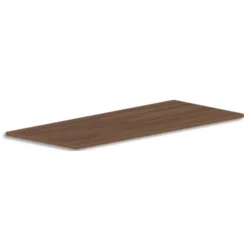 Plateau FLEXI mélaminé 25mm 120x80cm pré-percés pour obturateur. Coloris Noisetier