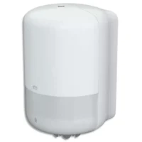 TORK Distributeur M2 pour Mini Bobine dévidage central, verrouillage à clé L17,4 x H32,1 x P16,5 cm Blanc