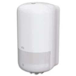 TORK Distributeur M1 pour Mini Bobine dévidage central, verrouillage à clé L17,4 x H32,1 x P16,5 cm Blanc