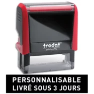 TRODAT PRINTY 4912 - 4 lignes - tampon société personnalisable empreinte 47x18mm