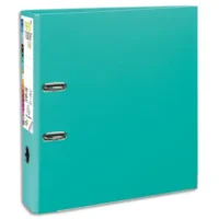 EXACOMPTA Classeur à levier en polypro PREMTOUCH dos de 8cm, coloris turquoise