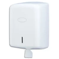 Distributeur en abs blanc 450 Fts Essuie Mains Devidage Central