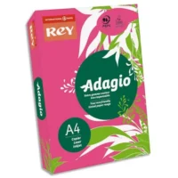 INAPA Ramette 500 feuilles papier couleur intense ADAGIO grenadine intense A4 80g