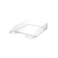 ESSELTE Corbeille à courrier EUROPOST - Transparent - L25,4 x H6,10 x P35 cm