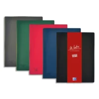 OXFORD Protège documents LUTIN ORIGINAL 100 vues, 50 pochettes. En PVC opaque.Format A4. Coloris assortis