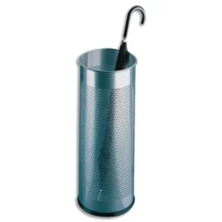 DURABLE Porte-parapluies rond ajouré en acier epoxy - 28,5 litres - Diam 260 x H620 mm - Argent
