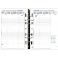 EXACOMPTA Recharge millésimé verticale exatime 21, 16 mois SAD, 1 semaine sur 2 pages