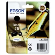 EPSON Cartouche Jet d'Encre DURABrite Ultra Noir ''Stylo à plume'' 16 (T1621) - C13T16214012