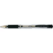 UNI-BALL Stylo bille pointe large encre gel Noire SIGNO BROAD, corps avec grip +capuchon UNI-BALL