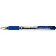 UNI-BALL Stylo bille pointe large encre gel Bleu SIGNO BROAD, corps avec grip +capuchon UNI-BALL