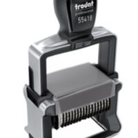 TRODAT Numéroteur Professional Line 55418 18 bandes encrage auto. Taille de l'empreinte : 4 x 60 mm