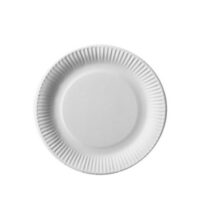 Assiette en carton "pure", rond, 150 mm, blanc