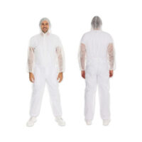 HYGONORM Combinaison en PP LIGHT avec capuche, blanc