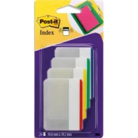 POST-IT Marque-pages POST-IT® larges de classement (4x6) Couleurs Classiques