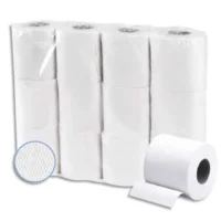 Colis de 48 rouleaux de Papier toilette Extra ouate Blanche recyclée 2 plis, 200 feuilles 247245R