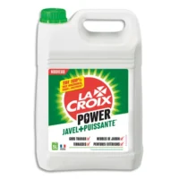 LA CROIX Bidon de 5 litres d'eau de Javel, efficace contre les graisses tenaces et les moisissures