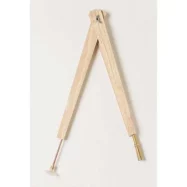 WONDAY Compas à ventouse bois 40 cm