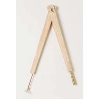 WONDAY Compas à ventouse bois 40 cm
