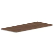 Plateau FLEXI mélaminé 25mm 140x80cm pré-percés pour obturateur. Coloris Noisetier