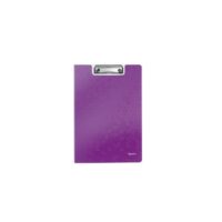 LEITZ Porte-bloc à rabat WOW, A4, polyfoam, violet
