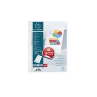 EXACOMPTA Pochette perforée, pack promo 40+10 GRATUITS, A4,