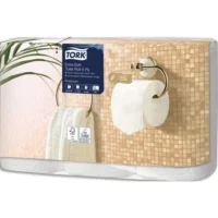 TORK Paquet de 6 rouleaux Papier toilette Traditionnel Extra doux Premium 4 plis 153 feuilles Ecolabel