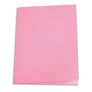 PERGAMY Paquet de 100 chemises carte 170 grammes coloris Rose
