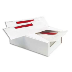 PERGAMY Boîte de 250 Pochettes d'expédition document ci-inclus - Format DL : 225 x 115 mm transparent