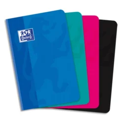 OXFORD Carnet COLOR LIFE brochure 9x14cm 192 pages 90g quadrillé 5x5. Couverture carte souple