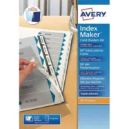AVERY Kit de présentation ''Indexmaker'' 12 touches 05003061