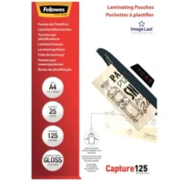 FELLOWES Boîte de 25 pochettes de plastification format A4 125 microns 5396301