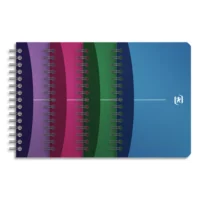 OXFORD Carnet spiralé 9 x 14 cm 180 pages 90g petits carreaux 5x5. Couverture polypro