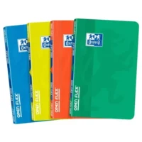 OXFORD Carnet OPEN FLEX piqûre 96 pages 9x14cm petits carreaux 5x5. Couverture polypro