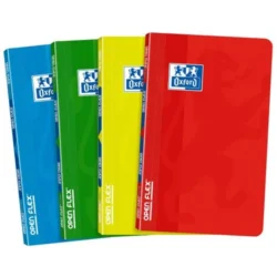 OXFORD Carnet OPEN FLEX piqûre 96 pages 11x17cm petits carreaux 5x5. Couverture polypro