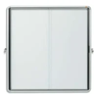 NOBO Vitrine d'affichage Premium Plus, magnétique, intérieur, surface d'affichage 18 x A4, 1902571