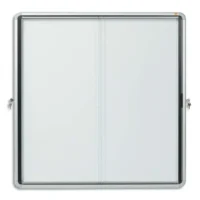NOBO Vitrine d'affichage Premium Plus, magnétique, intérieur, surface d'affichage 27 x A4, 1902572