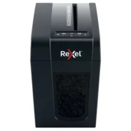 REXEL Destructeur Secure X6-SL détruit 6 feuilles, coupe croisée, sécurité P-4, corbeille 10L 2020125EU