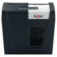 REXEL Destructeur Secure MC4 détruit 4 feuilles, coupe micro, sécurité P-5, corbeille 14L 2020129EU