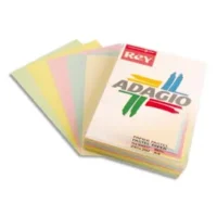 INAPA Ramette 40 feuilles x 5 teintes papier couleur pastel & vive ADAGIO assortis pastel&vifs A4 80g