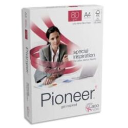ANTALIS Ramette de 500 feuilles PIONEER A4 80g, papier sans chlore extra Blanc CIE 172 406946