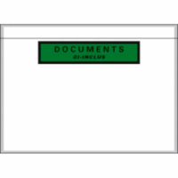 Boîte de 1000 pochettes document ci-inclus recyclées format C5 22,8 x 16,5 cm transparent