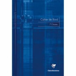 CLAIREFONTAINE Agenda de bord brochure souple 21x29,7cm 144 pages : 48 cases par semaine Couverture carte