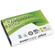 CLAIREFONTAINE Ramette de 500 feuilles A3 80g, papier 100% recyclé Blanc Evercopy+ CIE95