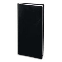 QUO VADIS Agenda Poche Janvier à Décembre 2024 Eco 1Semaine/1page + 1 page de note,9x17 cm PVC Noir