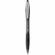 BIC Atlantis Soft Stylos-Bille Retractables Pointe Moyenne (1,0 mm) - Noir