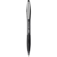 BIC Atlantis Soft Stylos-Bille Retractables Pointe Moyenne (1,0 mm) - Noir