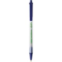 BIC Clic Stic ECOlutions Stylos-Bille Rétractables Pointe Moyenne (1,0 mm) - Bleu