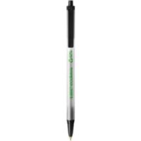 BIC Clic Stic ECOlutions Stylos-Bille Rétractables Pointe Moyenne (1,0 mm) - Noir